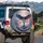 Bald Eagle American Flag Statue of Liberty - Independence Day Celebration Spare Tire Cover - 3