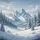 Snowy Mountain Range Winter Landscape - Outdoor Explorer Travel Gift Spare Tire Cover - 6