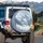 Snowy Mountain Range Winter Landscape - Outdoor Explorer Travel Gift Spare Tire Cover - 3