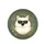 White Cat Sunglasses Olive Green Background - Home Decor Gift for Cat Lover Spare Tire Cover - 4