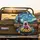 Pink Otter Floating Market Van Gogh Sky - Wildlife Lover Gift Spare Tire Cover - 2