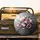 Large Soft Pink Flowers Charcoal Tendrils Grey Gradient - Home Decor Gift Spare Tire Cover - 2