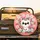 White Tabby Cat Daisy Garden Coral Pink Floral - Cat Lover Home Decor Gift Spare Tire Cover - 2