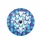Numerous White Hearts Teal Lavender Blocks - Outdoor Travel Vehicle Decor Spare Tire Cover - 4