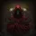 Crimson Cloaked Skull Figure Ancient Skulls - Gothic Home Decor Gift Spare Tire Cover - 6