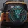 Ancient Dragon Face Glowing Eyes Gold Ornaments Arcane Symbols - Fantasy Lover Gift Spare Tire Cover - 5