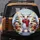 Fluffy White Baby Bull Teddy Bear Christmas - Winter Wonderland Holiday Decor Spare Tire Cover - 5