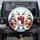 Fluffy White Baby Bull Teddy Bear Christmas - Winter Wonderland Holiday Decor Spare Tire Cover - 1