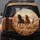 Three Majestic Wild Horses Galloping Dust Desert Scene - Wildlife Lover Gift Spare Tire Cover - 5