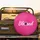 Blessed White Script Light Halo Hot Pink Metallic Rich Depth - Faith Lifestyle Gift Spare Tire Cover - 2