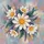 Daisy Flowers Lavender Foliage - Garden Home Decor Gift for Flower Lover Spare Tire Cover - 6