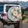 Daisy Flowers Lavender Foliage - Garden Home Decor Gift for Flower Lover Spare Tire Cover - 3
