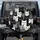 Dense Crowd of Curious Black White Grey Cats - Home Decor Gift for Cat Lovers Spare Tire Cover - 1