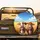Happy Cartoon Cows Country Road Wheat Fields - Farmhouse Decor Gift for Cow Lover Spare Tire Cover - 2