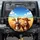 Happy Cartoon Cows Country Road Wheat Fields - Farmhouse Decor Gift for Cow Lover Spare Tire Cover - 1
