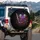 Hawaiian Skeletons Broadsword Steering Wheel - Night Drive Gift Spare Tire Cover - 3