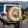 Pink Roses Sheet Music - Garden Lover Gift Spare Tire Cover - 3