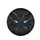 Angry Mischievous Blue Eyes Furrowed Brows - Car Decor Accessory Spare Tire Cover - 4