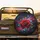 Crimson Rose Swirling Butterflies Cosmic - Home Decor Gift for Nature Lovers Spare Tire Cover - 2