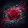 Crimson Rose Swirling Butterflies Cosmic - Home Decor Gift for Nature Lovers Spare Tire Cover - 6