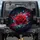 Crimson Rose Swirling Butterflies Cosmic - Home Decor Gift for Nature Lovers Spare Tire Cover - 1