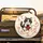 Tuxedo Cat Pouncing Red Yarn Ball with Paw Prints - Home Decor Gift for Cat Lover Spare Tire Cover - 2