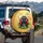 Ladybug Wildflowers Golden Field - Wildlife Lover Gift Spare Tire Cover - 3