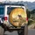 Country House Birch Trees Golden Sky Water - Farmhouse Decor Gift Spare Tire Cover - 3