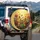 Monarch Butterflies Summer Flowers Golden Meadow - Home Decor Gift for Nature Lover Spare Tire Cover - 3