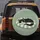Contented Sleeping Black White Tuxedo Cat Sage Green Stripe - Everyday Home Decor Gift Spare Tire Cover - 5