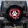Striking White Paw Print Red Heart Outline Symbol - Pet Lover Car Truck Decor Gift Spare Tire Cover - 1