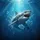 Great White Shark Ocean Depths Agitated Water Bubbles - Wildlife Lover Gift Spare Tire Cover - 6
