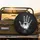 Human Hand Dog Paw Realistic Prints Charcoal Black White Smoke Wisps - Pet Owner Gift Spare Tire Cover - 2