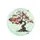 Gnarled Cherry Blossom Tree Japanese Fan Falling Petals - Travel Essentials Spare Tire Cover - 4