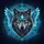 Wolf Head Diamond Gem Runic Wings - Wildlife Lover Gift Spare Tire Cover - 6