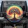 Tree of Life Canopy Flower Medallion Organic Landscape Swirling Sky - Home Decor Gift Spare Tire Cover - 1