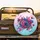Symmetrical Roses Floral Botanical Tendrils - Home Decor Gift for Garden Lover Spare Tire Cover - 2