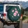 Pink Hibiscus Flowers Teal Leaves - Home Decor Gift for Garden Lover Spare Tire Cover - 3