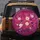 White Daisy Pink Cosmos Purple Floral Field - Home Decor Gift for Flower Lovers Spare Tire Cover - 5
