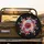 Japanese Chrysanthemum Daisy Floral Field - Home Decor Gift for Flower Lover Spare Tire Cover - 2