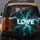LOVE Luminous Fractured Ice Swirling Fluid Teal Cyan Energy Streams - Love Statement Piece Spare Tire Cover - 5