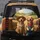 Golden Retrievers Driving Hay Bales Countryside - Road Trip Travel Gift for Dog Lovers Spare Tire Cover - 5