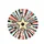 Central Multi-Layered Five-Pointed Star Cluster Radial Lines - Everyday Use Gift Spare Tire Cover - 4