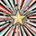 Central Multi-Layered Five-Pointed Star Cluster Radial Lines - Everyday Use Gift Spare Tire Cover - 6