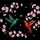 Hummingbirds Cherry Blossom Butterfly Flight - Bird Lover Gift Spare Tire Cover - 8