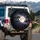 Radiant Full Moon Astrological Orbits Cosmic Stars - Astrology Lover Gift Spare Tire Cover - 3