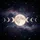 Radiant Full Moon Astrological Orbits Cosmic Stars - Astrology Lover Gift Spare Tire Cover - 6