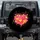 Floating Hearts Swirling Lines Decorative Strings - Love Symbol Anniversary Gift Spare Tire Cover - 1