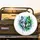 Split Wolf Head Glowing Eyes Crystalline Mist - Wildlife Lover Home Decor Gift Spare Tire Cover - 2