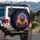Reflective Sunglasses Tiger Neon Paint Splatter Urban Lifestyle Gift for Tiger Lover Spare Tire Cover - 3